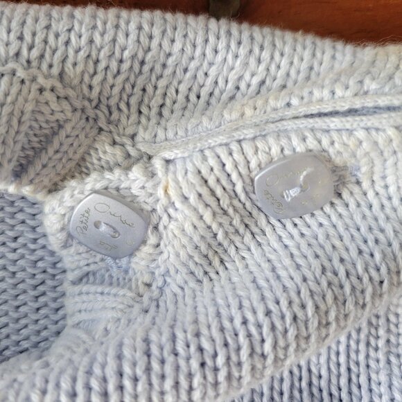 VTG NWOT La Petite Ourse Baby Boy 0-3 Months Cotton Blue Pullover and Pants Set - Picture 13 of 14